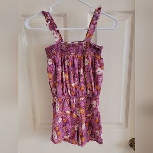 Girl's Gap Kids pink romper, size large.